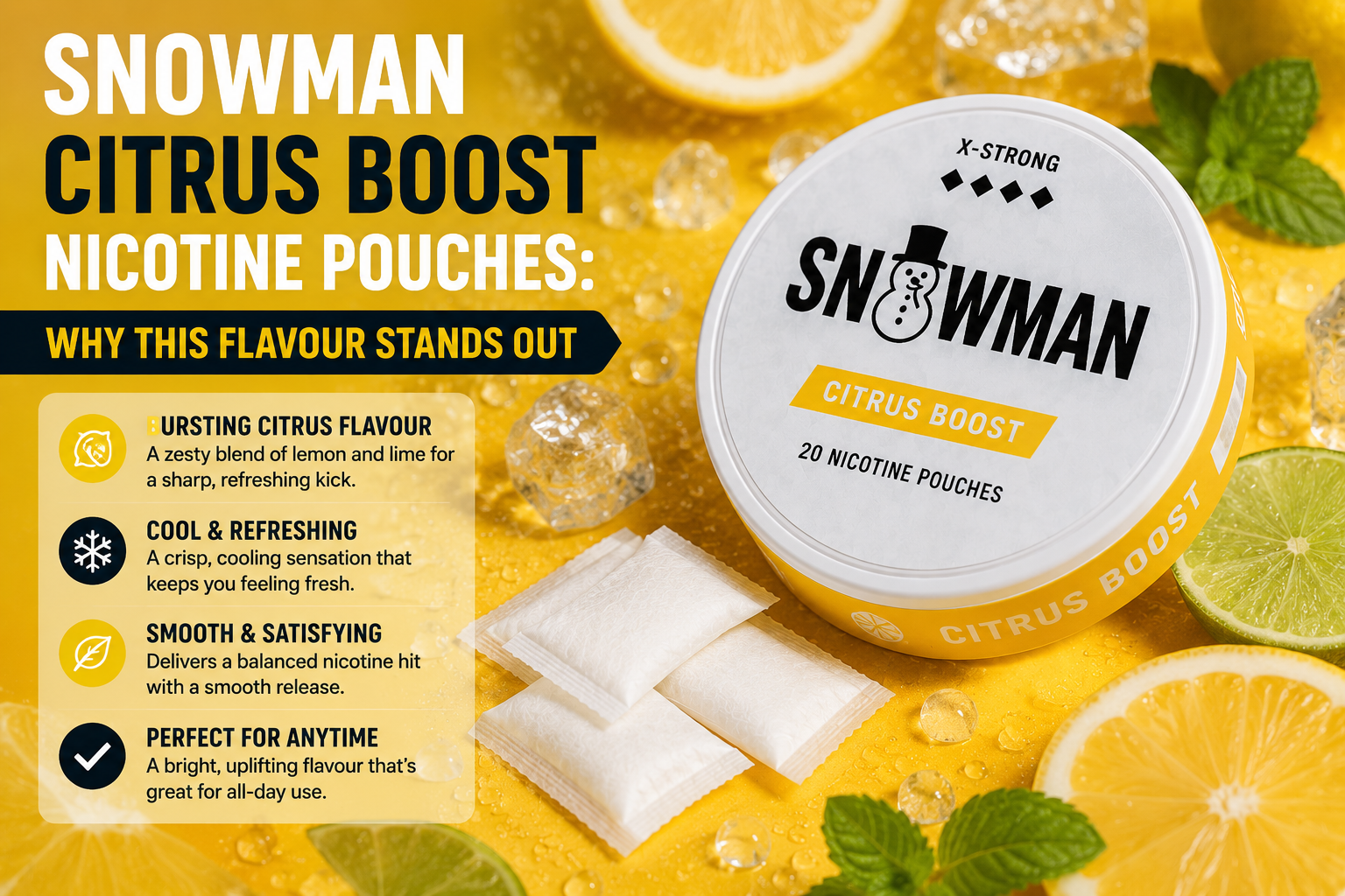 Snowman Citrus Boost Nicotine Pouches: Why This Flavour Stands Out